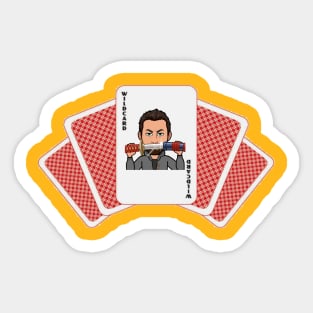 Wild Card Kurt Sticker